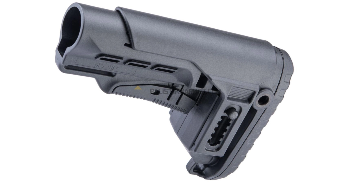 Dlg Tactical TBS Tactical PCP Yanak Aparatlı Dipçik (Siyah)