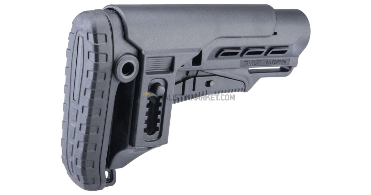 Dlg Tactical TBS Tactical PCP Yanak Aparatlı Dipçik (Siyah)