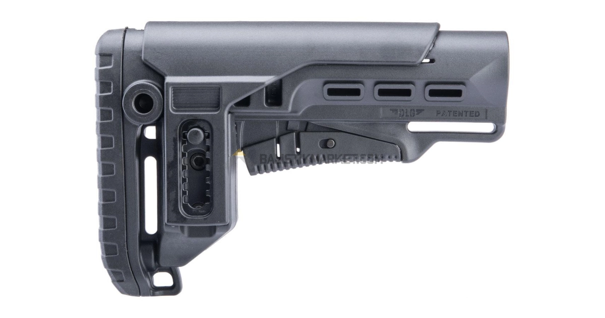 Dlg Tactical TBS Tactical PCP Yanak Aparatlı Dipçik (Siyah)