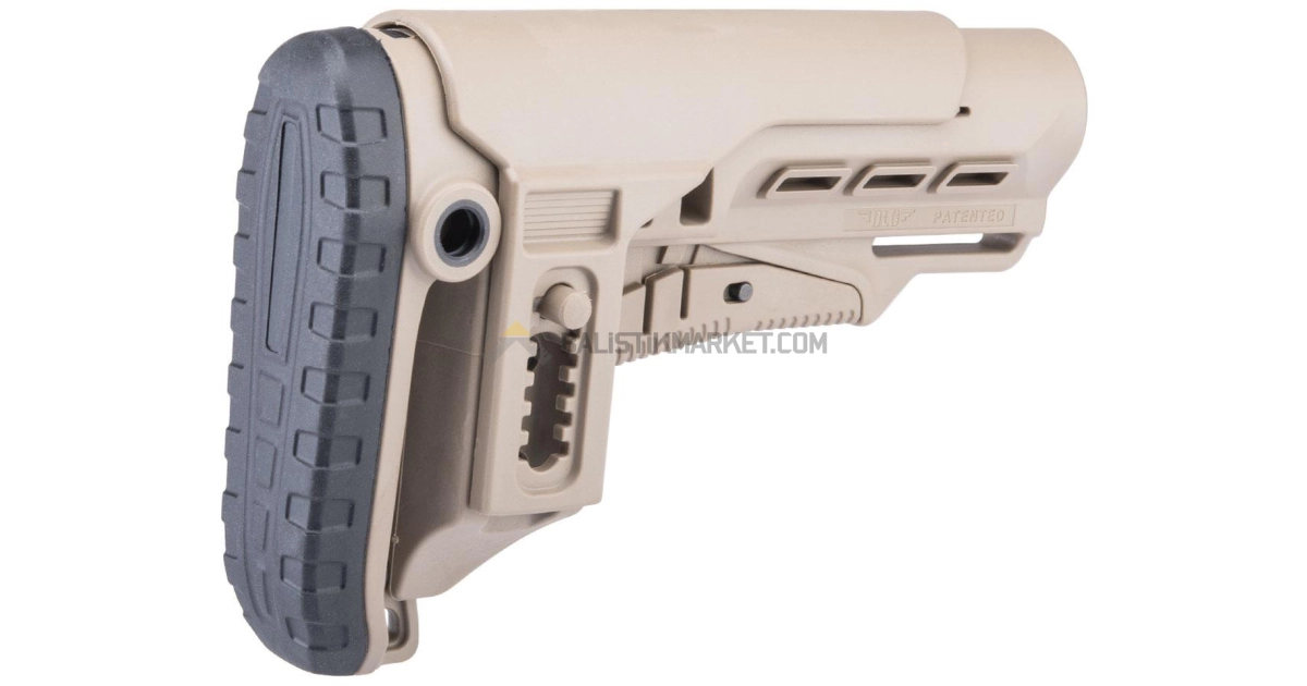 Dlg Tactical TBS Tactical PCP Yanak Aparatlı Dipçik (Tan)