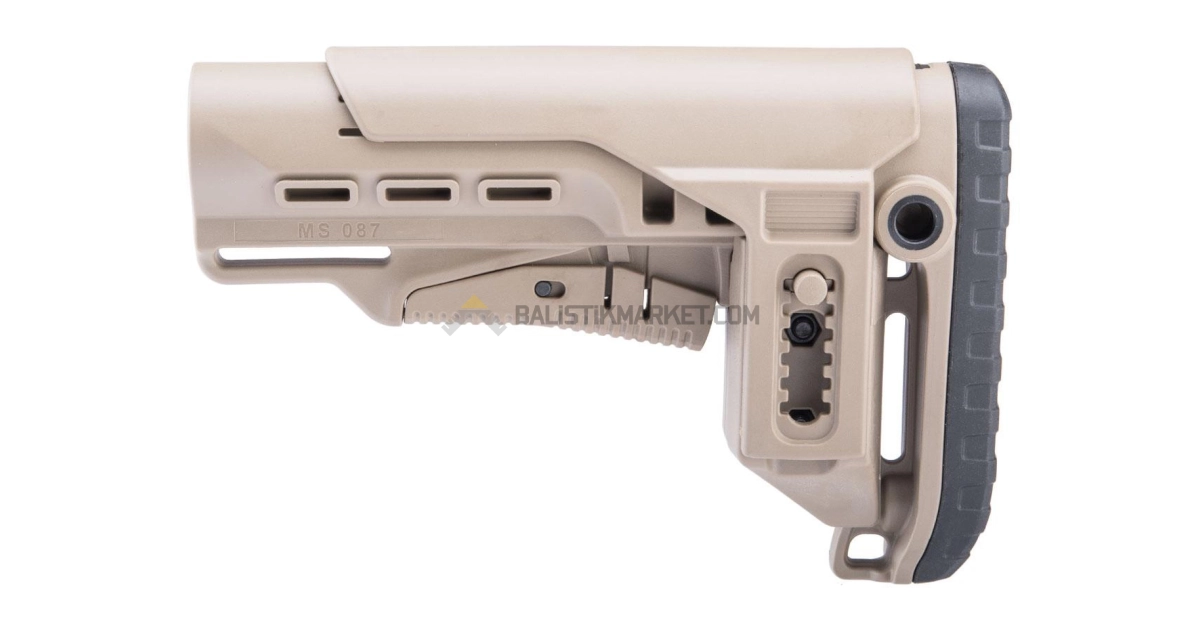 Dlg Tactical TBS Tactical PCP Yanak Aparatlı Dipçik (Tan)