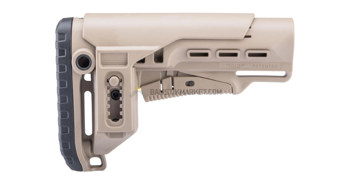 Dlg Tactical TBS Tactical PCP Yanak Aparatlı Dipçik (Tan)