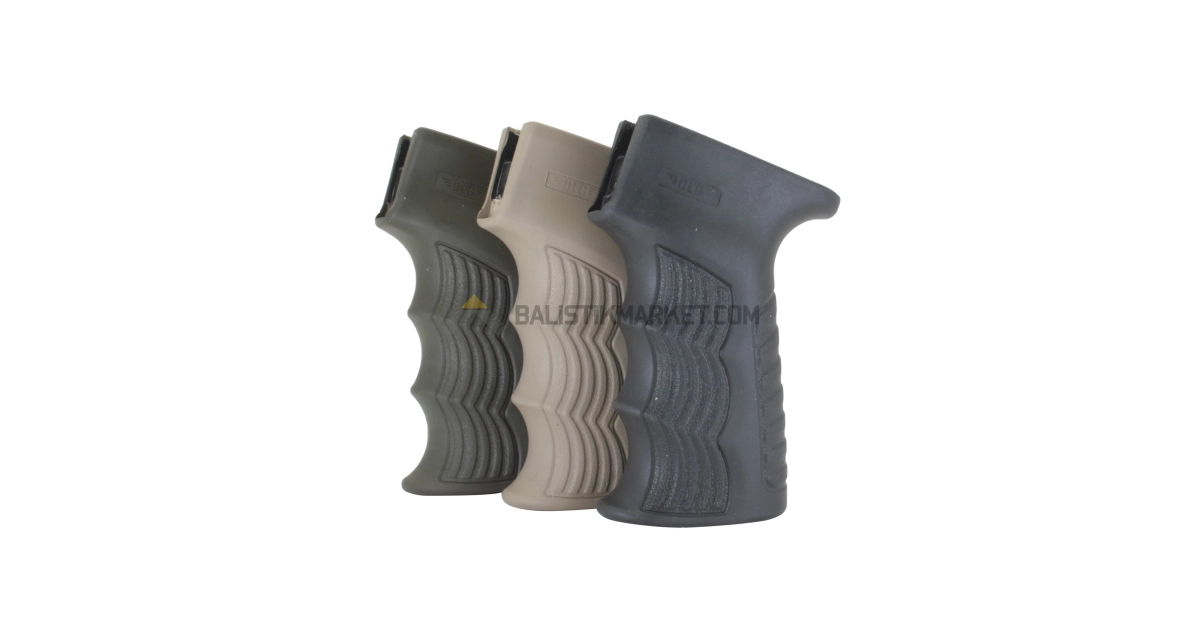 Dlg Tactical AK47/74 Kauçuk El Kabzası (Siyah)