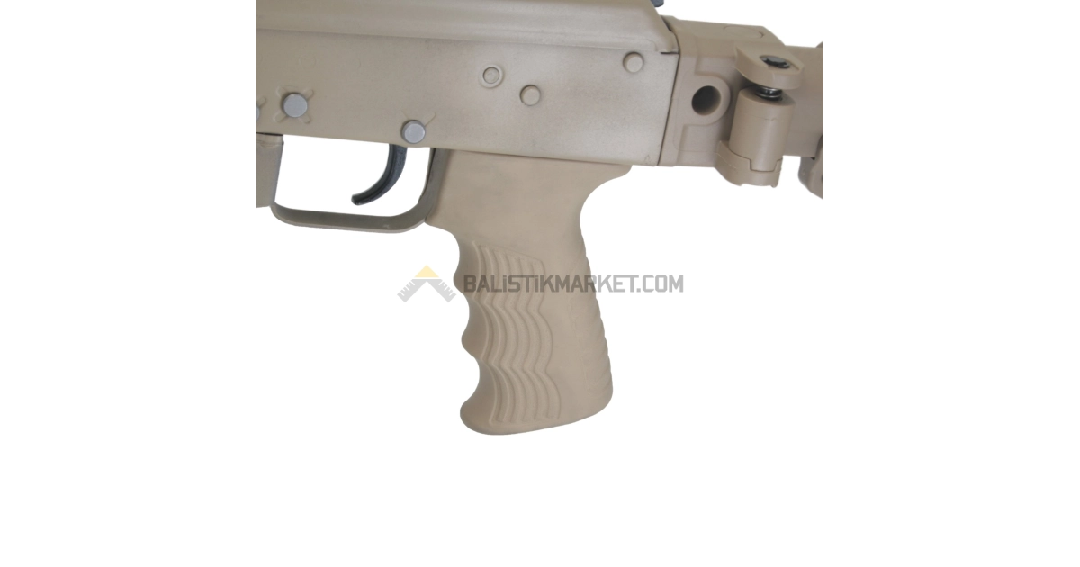 Dlg Tactical AK47/74 Kauçuk El Kabzası (Siyah)