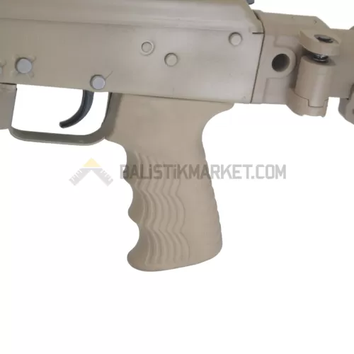 Dlg Tactical AK47/74 Kauçuk El Kabzası (Siyah)