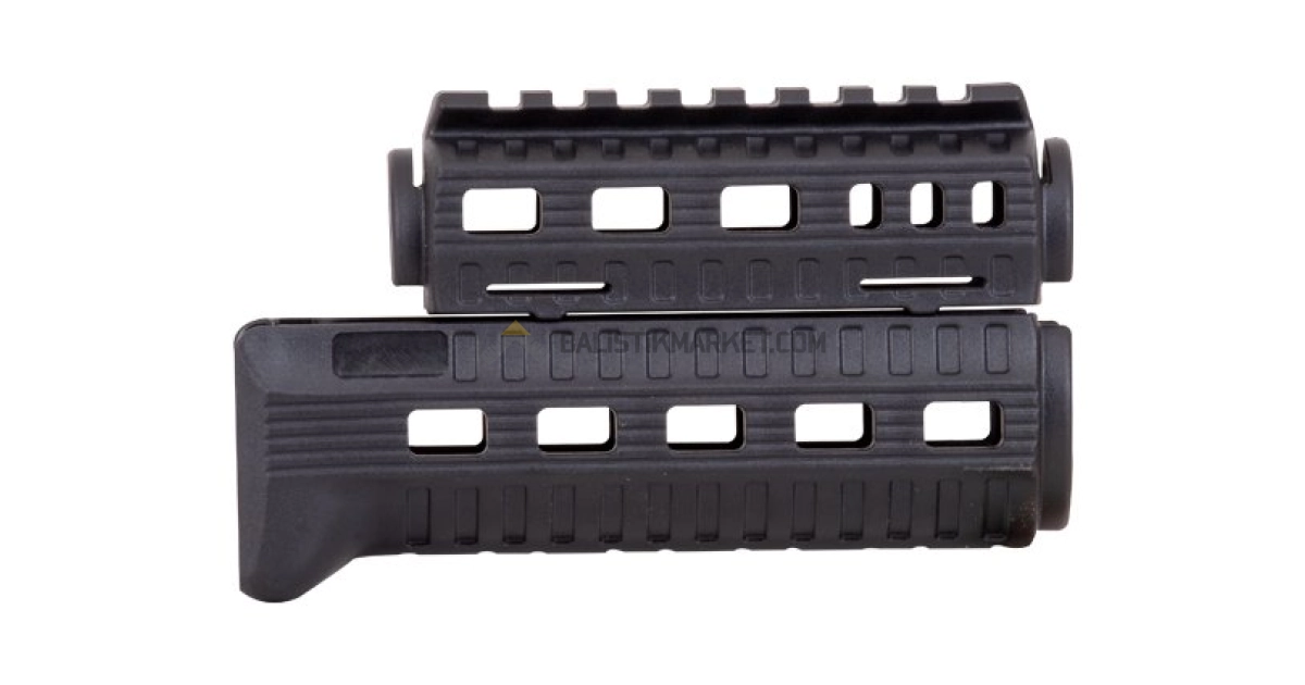 Dlg Tactical AKSU Polimer M-LOK El Kundağı (Siyah)