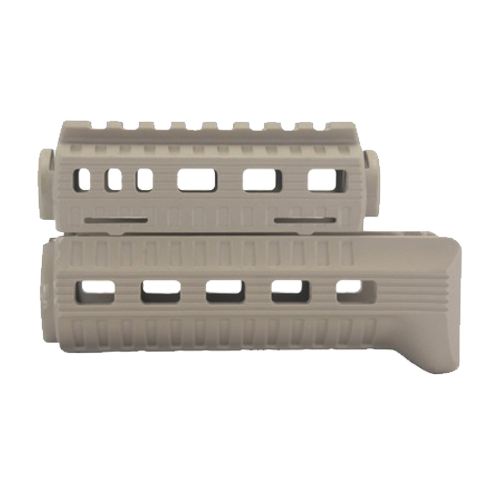 Dlg Tactical AKSU Polimer M-LOK El Kundağı (Tan)