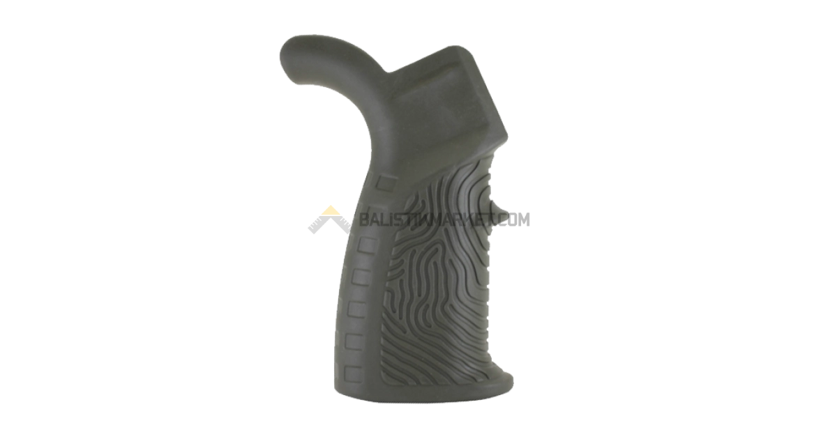 Dlg Tactical AR15/M4 FPT Kauçuk Beavertail Kabza (Yeşil)