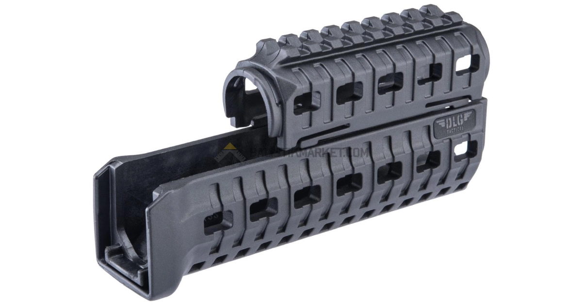 Dlg Tactical AK47/74 Polimer M-LOK El Kundağı (Siyah)
