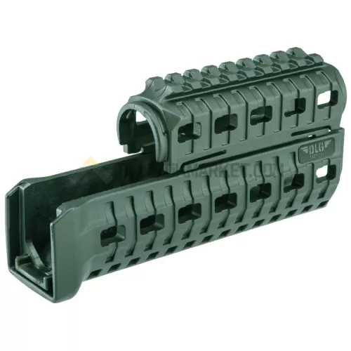 Dlg Tactical AK47/74 Polimer M-LOK El Kundağı (Yeşil)