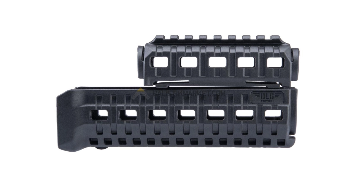 Dlg Tactical AK47/74 Polimer M-LOK El Kundağı (Siyah)