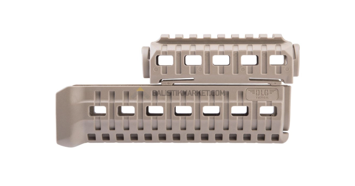Dlg Tactical AK47/74 Polimer M-LOK El Kundağı (Tan)