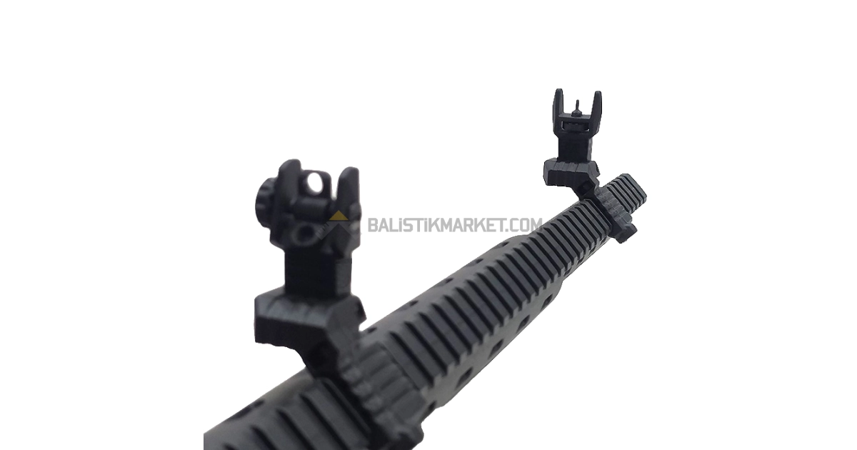 Dlg Tactical Polimer Yüksek Açılı Katlanır Gez Arpacık Seti (Offset)