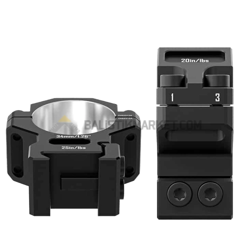 Discoveryopt Alüminyum 34mm 1.26 Tüfek Dürbün Ayağı