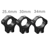 Discoveryopt Multi-Compatible 25.4mm/30mm/34mm Tubes 1.25" Tüfek Dürbün Ayağı