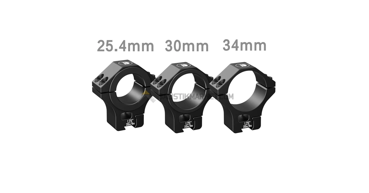 Discoveryopt Multi-Compatible 25.4mm/30mm/34mm Tubes 1.25" Tüfek Dürbün Ayağı