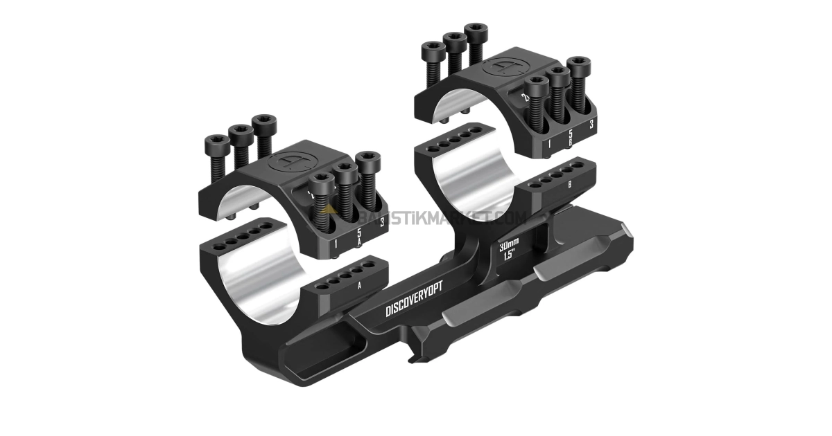 Discoveryopt Heavy Duty Cantilever 30mm 20 MOA Tek Parça Tüfek Dürbün Ayağı