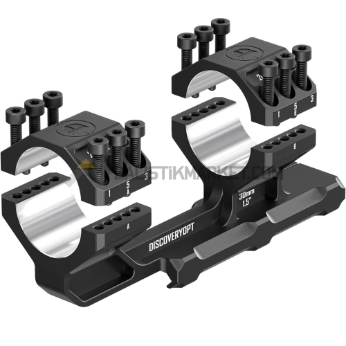 Discoveryopt Heavy Duty Cantilever 30mm 20 MOA Tek Parça Tüfek Dürbün Ayağı