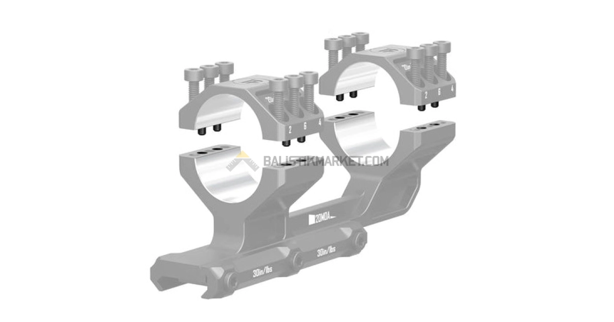 Discoveryopt Heavy Duty Cantilever 30mm 20 MOA Tek Parça Tüfek Dürbün Ayağı