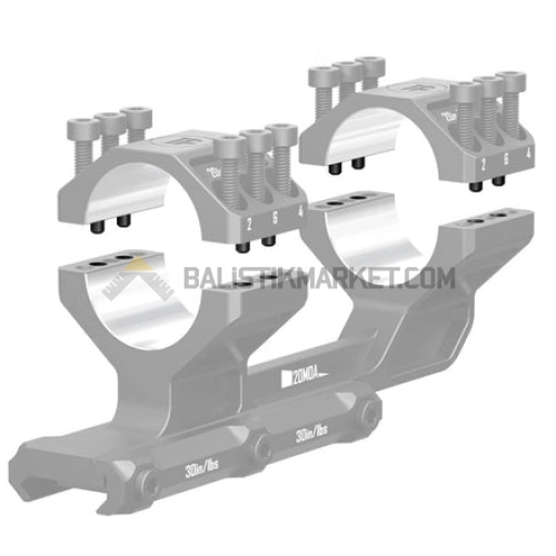 Discoveryopt Heavy Duty Cantilever 30mm 20 MOA Tek Parça Tüfek Dürbün Ayağı