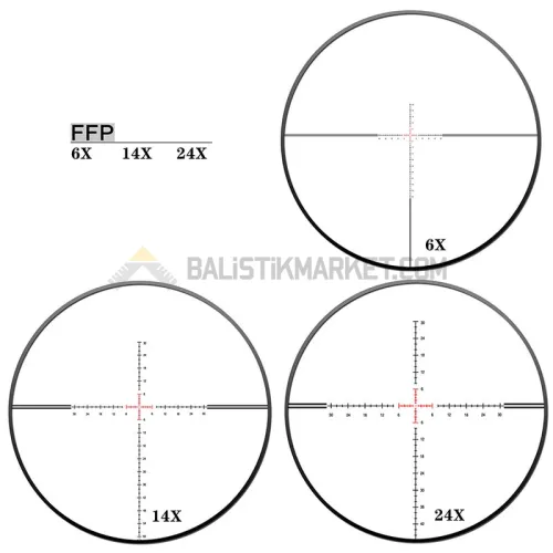 Discoveryopt HT Gen II 6-24x44 SFIR FFP (MOA) Tüfek Dürbünü