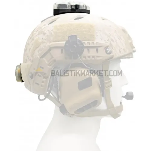 Earmor Opsmen F101 Miğfer Tipi IFF Taktik Sinyal ve Kurtarma Işığı (Siyah)