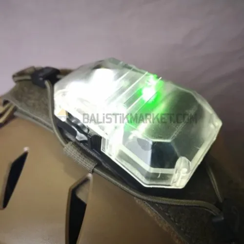 Earmor Opsmen F101 Miğfer Tipi IFF Taktik Sinyal ve Kurtarma Işığı (Tan)