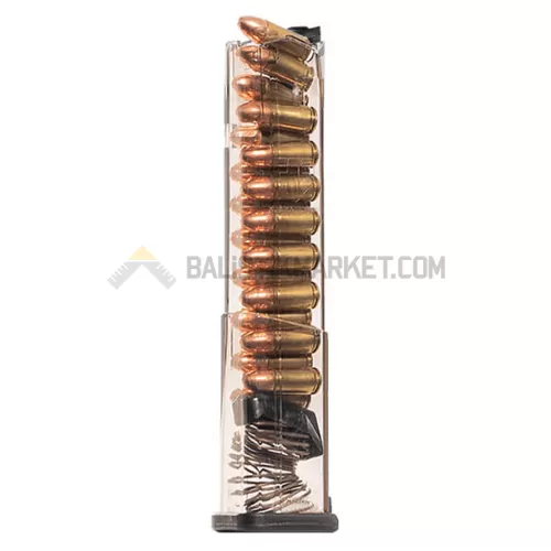 ETS Glock 43X/48, 19 Kapasiteli Şeffaf Şarjör 