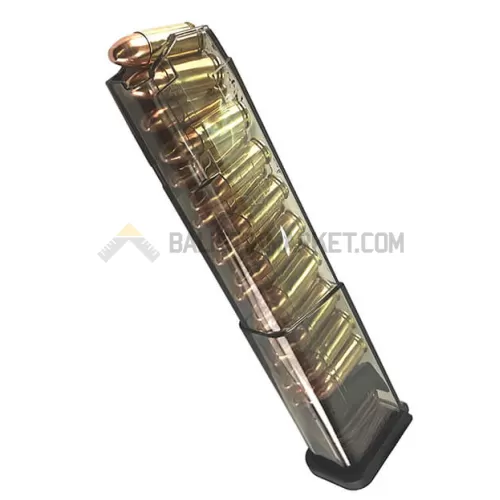 ETS Glock 43X/48, 19 Kapasiteli Şeffaf Şarjör 