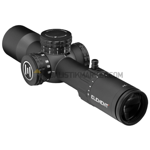 Element Optics Theos 2-10x42 FFP MPR-1C (MRAD) Tüfek Dürbünü (Siyah)