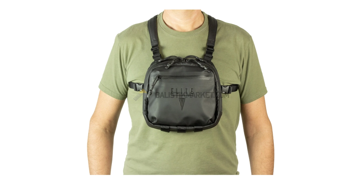 Elite Survival Systems Trailguard Göğüs Çantası (Siyah)