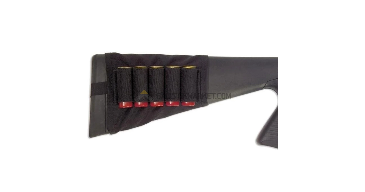 Elite Survival Systems Shotshell Tüfek Dipçik Fişekliği, 5 Kapasiteli