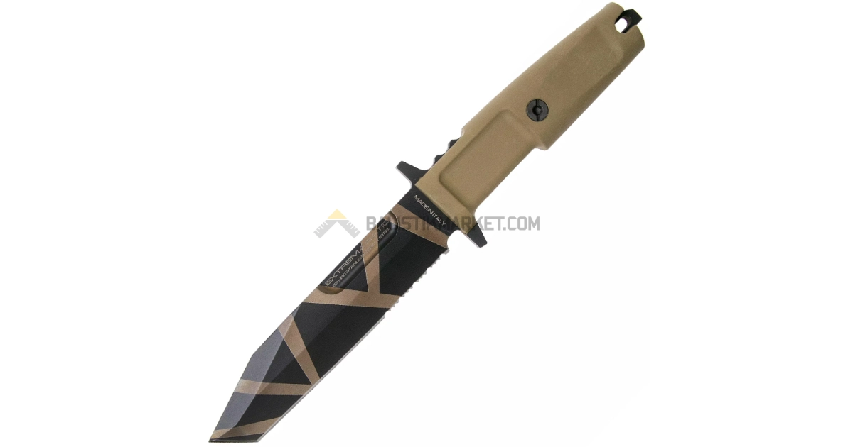 Extrema Ratio Fulcrum S Desert Warfare Taktik Sabit Bıçak (Çöl)
