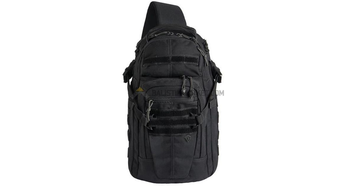 First Tactical Crosshatch Sling Çanta 19L (Siyah)
