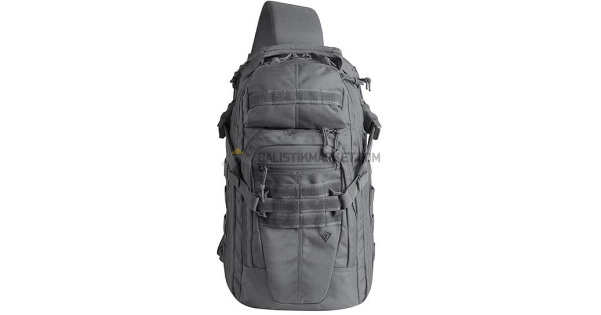 First Tactical Crosshatch Sling Çanta 19L  (Gri)