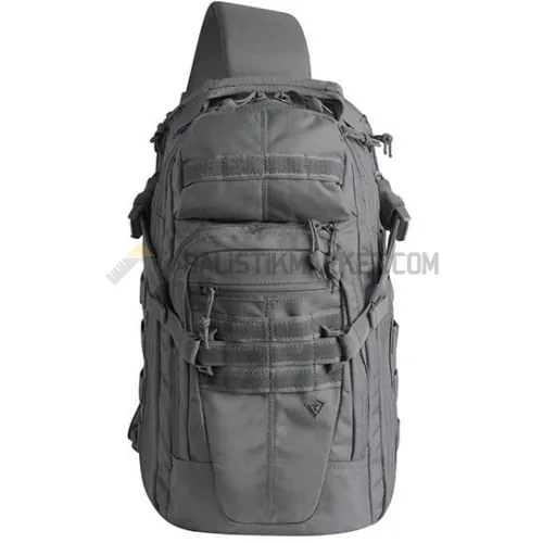 First Tactical Crosshatch Sling Çanta 19L  (Gri)