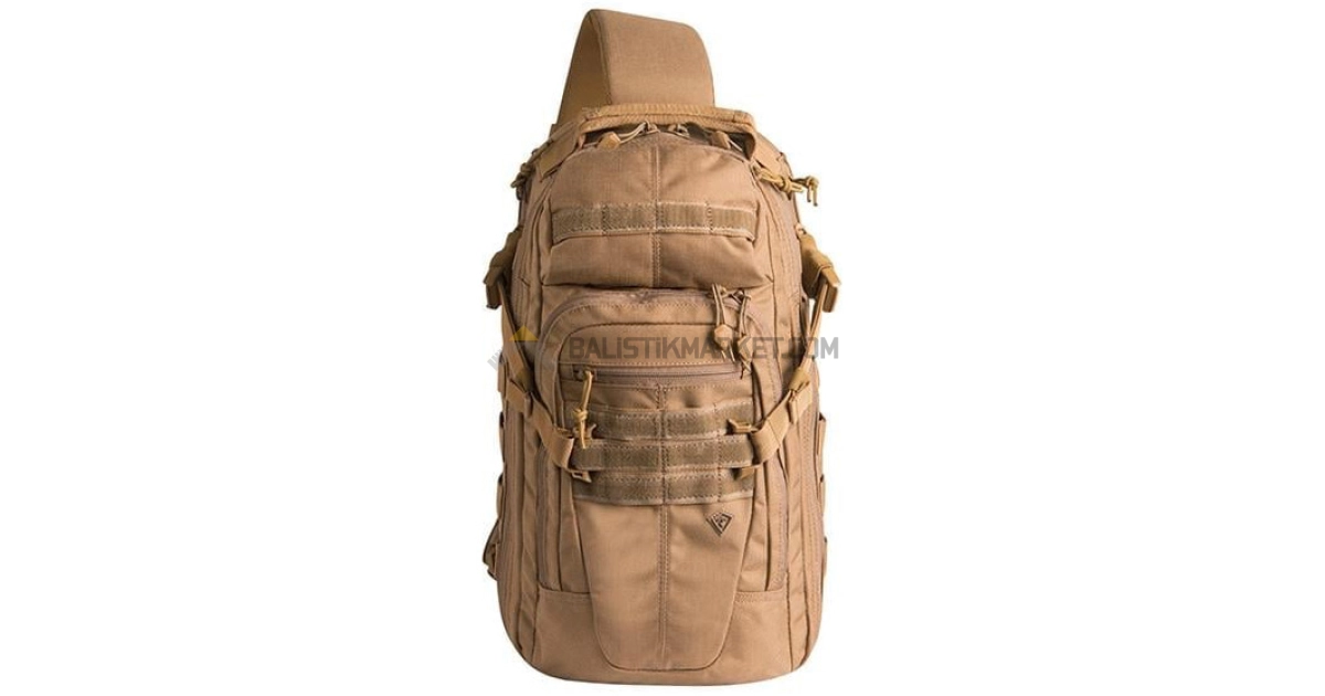 First Tactical Crosshatch Sling Çanta 19L (Coyote)