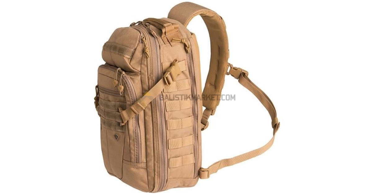First Tactical Crosshatch Sling Çanta 19L (Coyote)