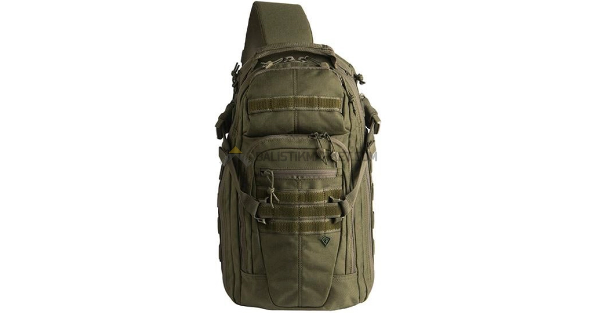 First Tactical Crosshatch Sling Çanta 19L (Ranger Green)