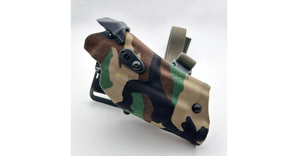 Safariland 6354RDS - ALS Woodland Camo Surefire X300U Uyumlu Glock 19 Tabanca Kılıfı