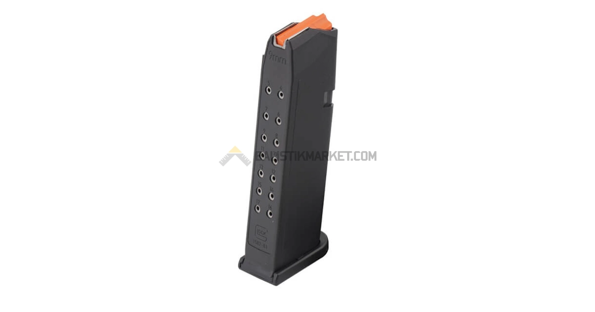 Glock 17/34/19X GEN5 17 Kapasiteli Şarjör