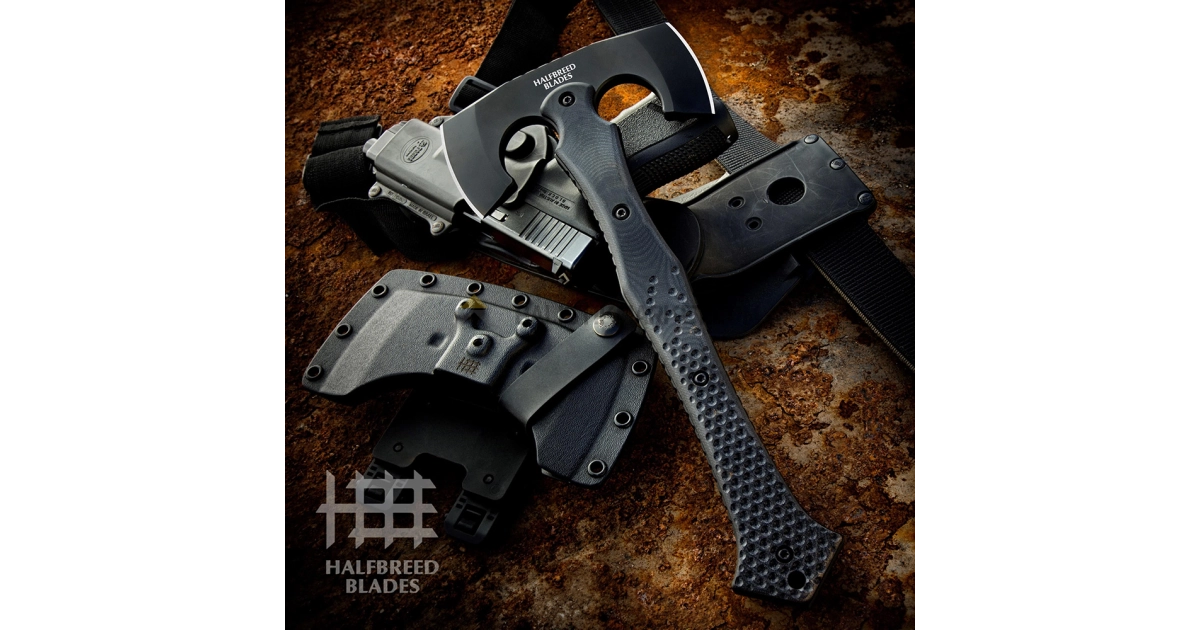 Halfbreed Blades Kompakt Savaş Baltası (Siyah)