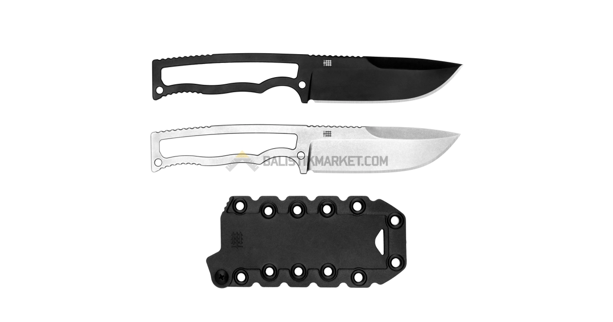 Halfbreed Blades CFK-01 Kompakt Sabit Bıçak (Siyah)