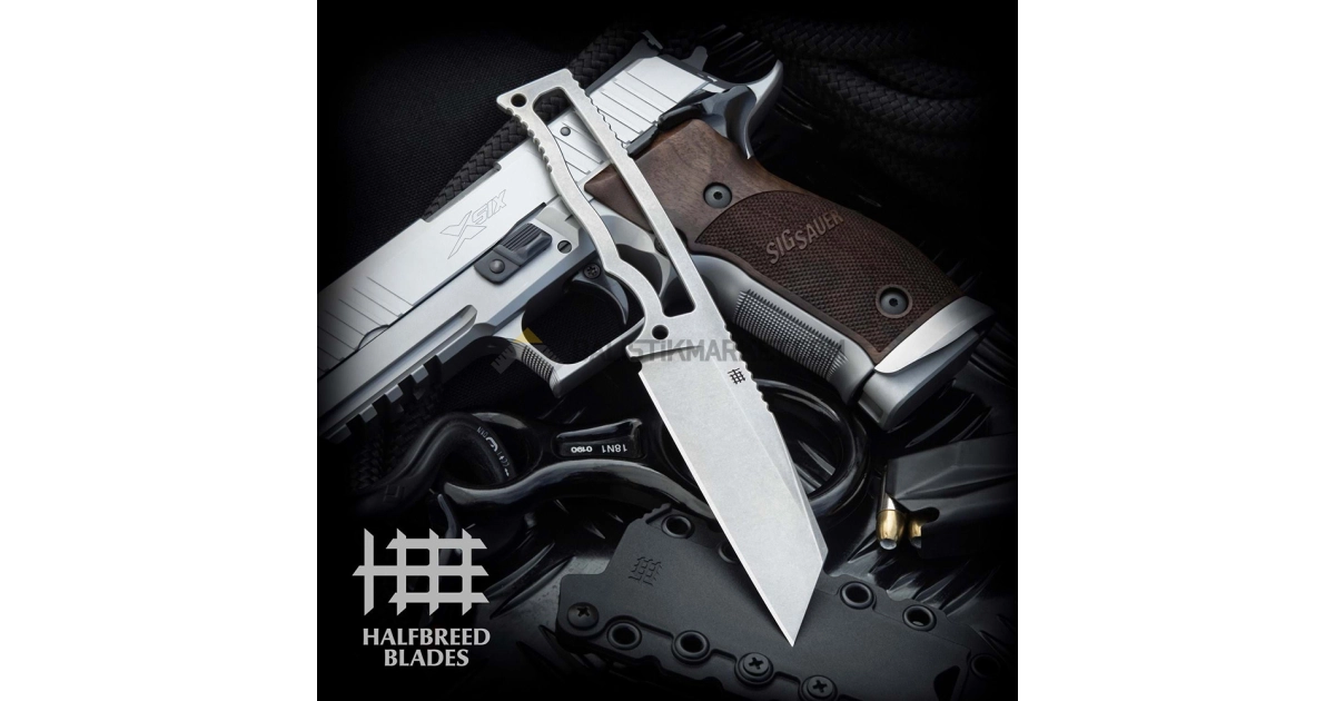 Halfbreed Blades CFK-04 Kompakt Wharncliffe Sabit Bıçak (Metal)