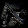 Halfbreed Blades CFK-04 Kompakt Wharncliffe Sabit Bıçak (Siyah)