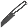 Halfbreed Blades CFK-04 Kompakt Wharncliffe Sabit Bıçak (Siyah)