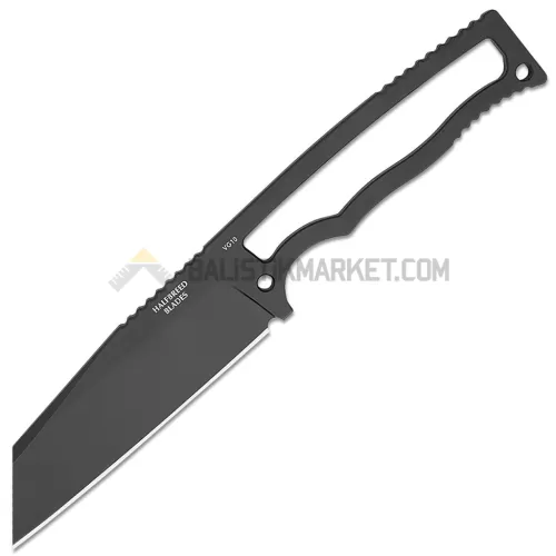 Halfbreed Blades CFK-04 Kompakt Wharncliffe Sabit Bıçak (Siyah)