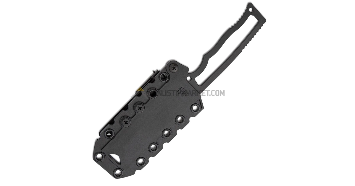 Halfbreed Blades CFK-04 Kompakt Wharncliffe Sabit Bıçak (Siyah)
