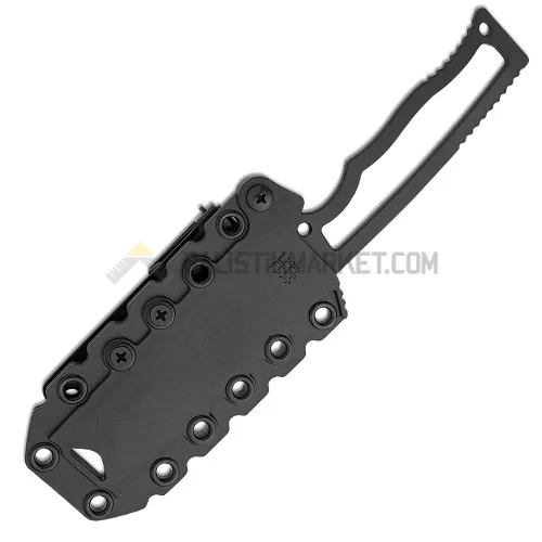 Halfbreed Blades CFK-04 Kompakt Wharncliffe Sabit Bıçak (Siyah)