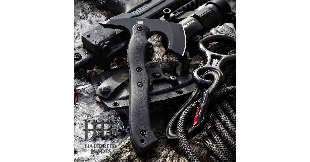 Halfbreed Blades Kompakt Kurtarma Baltası (Siyah)